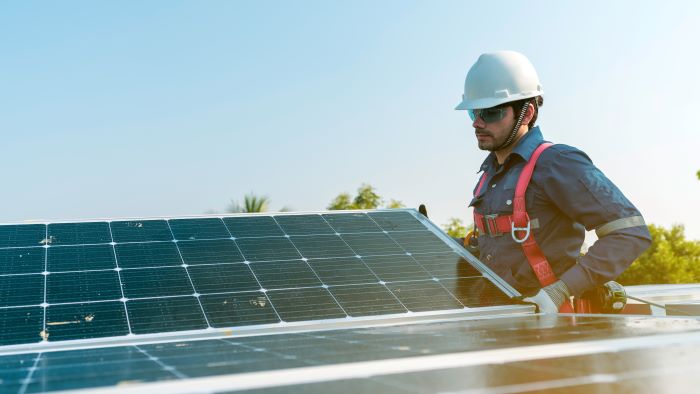 installatie zonnepanelen