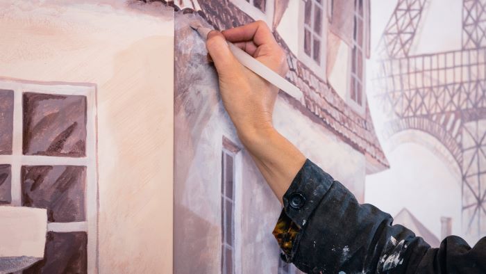 Standpunt kwalificatie artistieke creatie in de vorm van muurschildering