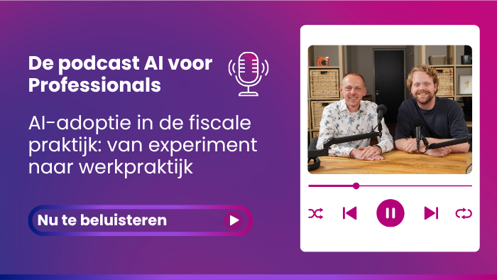 Hoe wordt AI onderdeel van de dagelijkse fiscale praktijk?